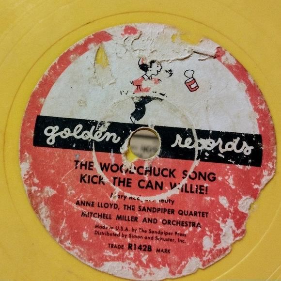 4 Vintage Small Children's Songs Golden Records - Picture 3 of 4